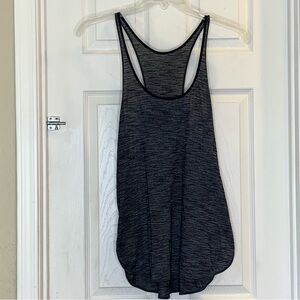 𝅺LULULEMON What the Sport Singlet Racerback Tank Top Heathered Black